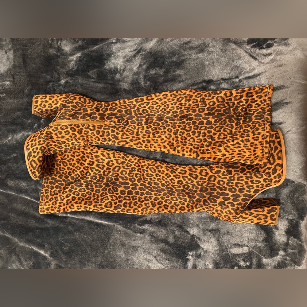 Leopard Print Women's Boots